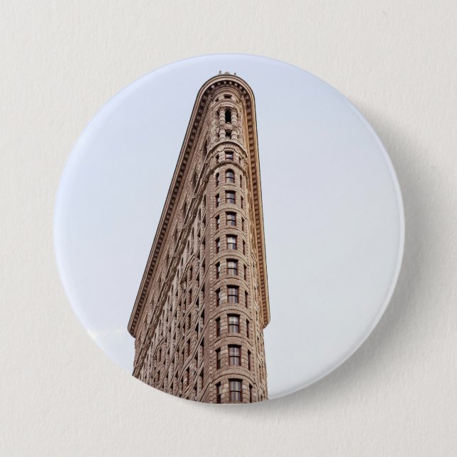Macaron Rond 7,6 Cm Construction de Flatiron (Devant)