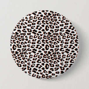 Macaron Rond 7,6 Cm Cool Leopard Poster de animal Motif