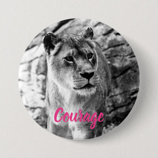Macaron Rond 7,6 Cm Courage - Pin