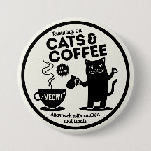 Courir avec des chats et du café