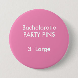 Macaron Rond 7,6 Cm Coutume 3" grand Pin rond de partie de