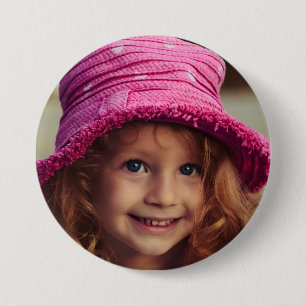 MACARON ROND 7,6 CM CRÉEZ VOTRE PROPRE BOUTON PHOTO GRAND FORMAT