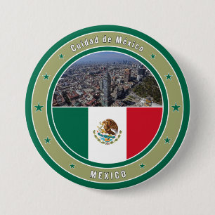 Macaron Rond 7,6 Cm Cuidad de Mexico