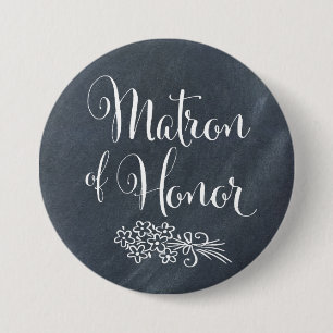 Macaron Rond 7,6 Cm Dame de honneur de tableau
