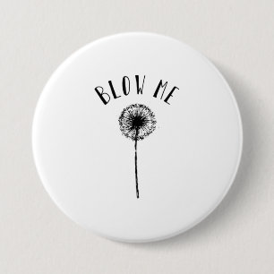 Macaron Rond 7,6 Cm Dandelion amusant me souffle t t T-shirt femme