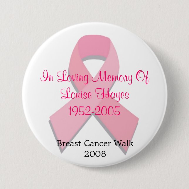 Macaron Rond 7,6 Cm Dans la touche mémoire affectueuse (Devant)