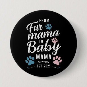 Macaron Rond 7,6 Cm De Fur Mama à Baby Mama Estimé 2025 Chien Chat Mam