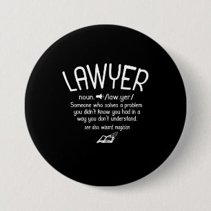 Macaron Rond 7,6 Cm Définition drôle de l'avocat