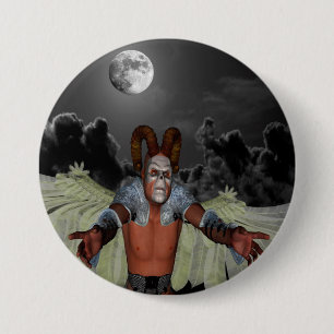 Macaron Rond 7,6 Cm Démon nocturne