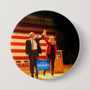 Macaron Rond 7,6 Cm Deux sénateurs, un état