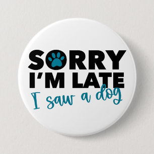Macaron Rond 7,6 Cm Dog Lover Funny Button