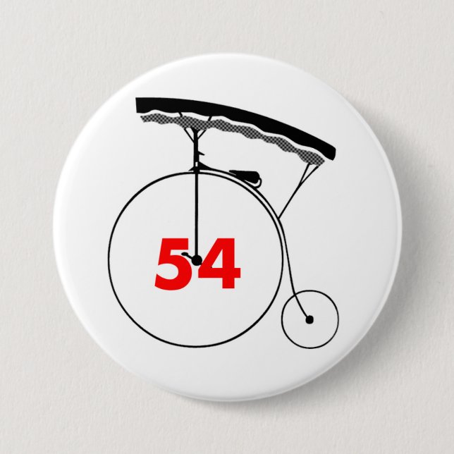 Macaron Rond 7,6 Cm Domestique 54 (Devant)