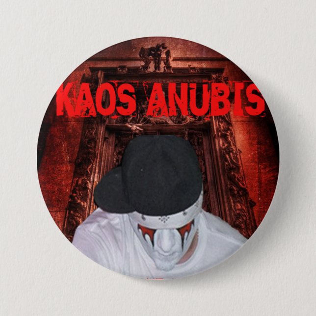 Macaron Rond 7,6 Cm Don du bouton Knocturn (Devant)