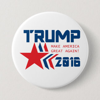 Macaron Rond 7,6 Cm Donald Trump pour le président