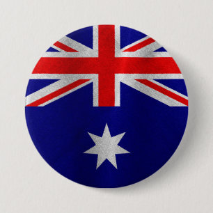 Macaron Rond 7,6 Cm Drapeau australien