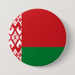 Macaron Rond 7,6 Cm Drapeau de Biélorussie