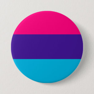 Macaron Rond 7,6 Cm Drapeau de fierté androgyne