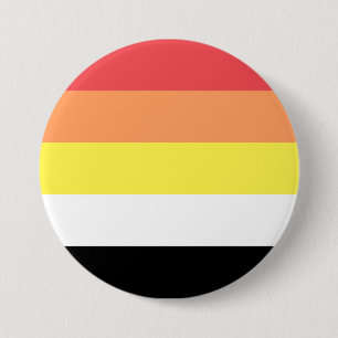 Macaron Rond 7,6 Cm Drapeau de fierté lithsexuelle