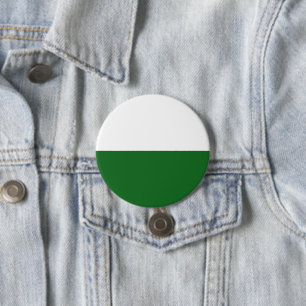 Macaron Rond 7,6 Cm Drapeau de Saxe (État allemand)