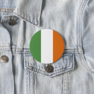 Macaron Rond 7,6 Cm Drapeau irlandais
