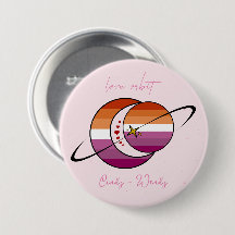 Drapeau lesbien Love Orbit Univers Soleil & Lune C