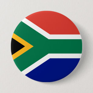 Macaron Rond 7,6 Cm Drapeau sud-africain