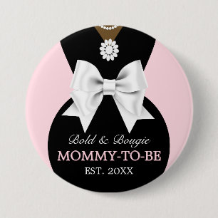 Macaron Rond 7,6 Cm Élégant Baby shower Ethnic Pink Baby & Co Tiffany