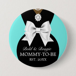 Macaron Rond 7,6 Cm Elégant Ethnic Turquoise Baby & Co Tiffany Baby sh