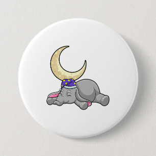 Macaron Rond 7,6 Cm Elephant