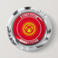 Emblème autour du Kirghizistan