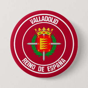 Macaron Rond 7,6 Cm Emblème rond de Valladolid