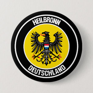 Macaron Rond 7,6 Cm Emblème rond Heilbronn