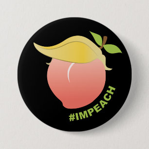 Macaron Rond 7,6 Cm Empêchez Trump Peach