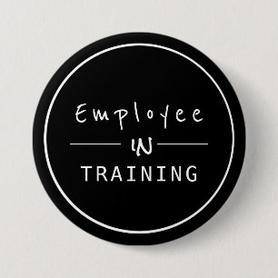 Macaron Rond 7,6 Cm Employé centré sur l'entreprise dans la formation