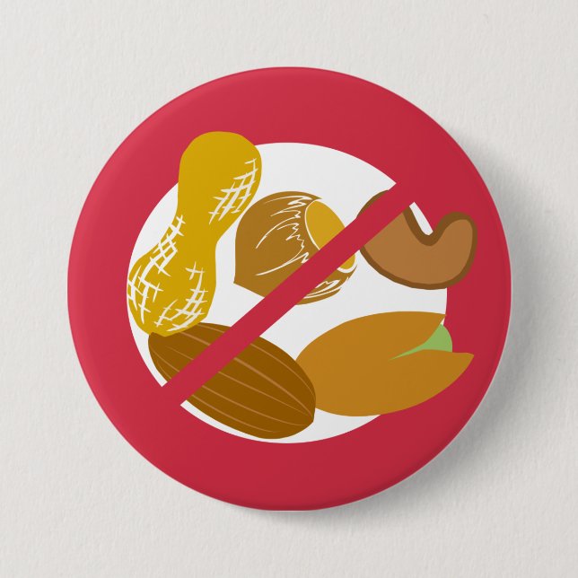 Macaron Rond 7,6 Cm Enfants libres d'allergie d'écrou d'arachide de (Devant)