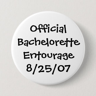 Macaron Rond 7,6 Cm Entourage officiel de Bachelorette - customisé