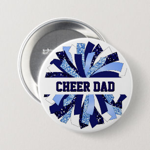 Macaron Rond 7,6 Cm Épingle de bouton papa