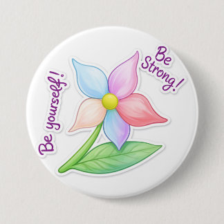 Macaron Rond 7,6 Cm Épingle de motivation