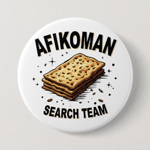 Macaron Rond 7,6 Cm Équipe de recherche Afikoman Hanoukka Jewish Food