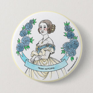 Macaron Rond 7,6 Cm Équipe Victoria