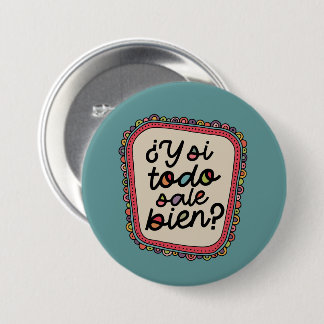 Macaron Rond 7,6 Cm ¿Et Si Tout Se Passe Bien? | Inspirational Espagno