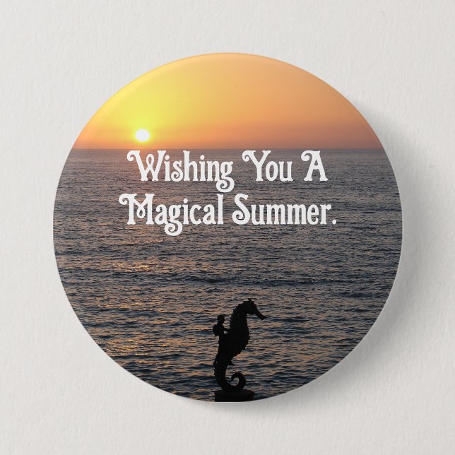 Macaron Rond 7,6 Cm Étiquette du bouton de l'cavalier (Devant)