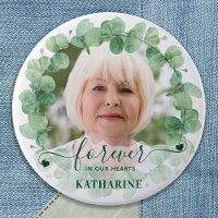 Eucalyptus Green Photo Funeral Memorial