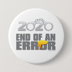 Macaron Rond 7,6 Cm Extrémité d'un bouton des erreurs 2020