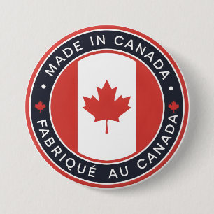 Macaron Rond 7,6 Cm Fabriqué au Canada
