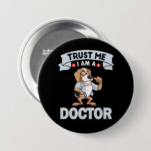 Macaron Rond 7,6 Cm Faites-moi confiance m'a Doctor