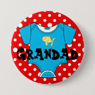 Macaron Rond 7,6 Cm Faveur de noms de famille de baby shower
