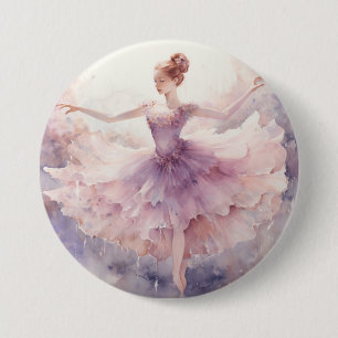 Macaron Rond 7,6 Cm Fée Dragée Ballet Casse-Noisette