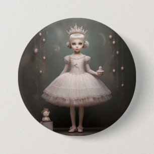 Macaron Rond 7,6 Cm Fée Dragée - Mode de Ballet Casse-Noisette
