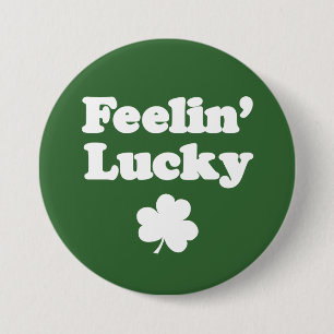 Macaron Rond 7,6 Cm Feelin' Lucky Shamrock